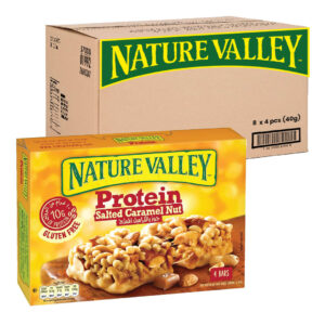 Nature Valley Salted Caramel Nut Protein Bar 8 box 4 pcs x 40g