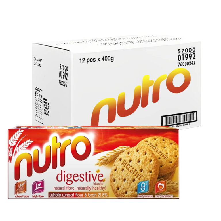 Nutro Digestive Biscuits 12x400g - Wholesale Market UAE