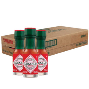 Tabasco Red Pepper Sauce Miniature Travel Pack 3.7ml