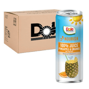 عصير أناناس وبرتقال 100% دول 240 مل