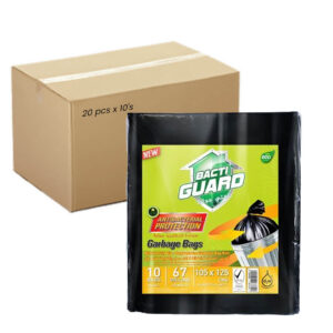 أكياس نفايات سوداء باكتي جارد 105×125 سم