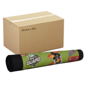 أكياس نفايات سوداء رول باكتي جارد 60×90 سم