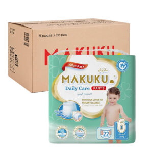 حفاضات كلوت ديلي كير مقاس XXL-6 ماكوكو