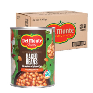 فاصوليا مطبوخة بصلصة الطماطم ديل مونتي