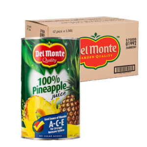 عصير أناناس ديل مونتي 100% بدون سكر