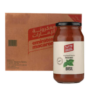 Emirates Macaroni Basil Pasta Sauce 12x350g