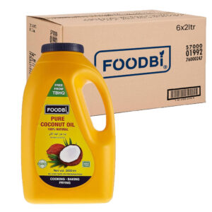 زيت جوز الهند النقي من فودبي 2 لتر