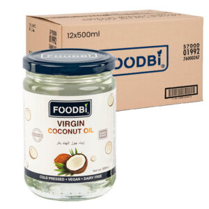 زيت جوز الهند البِكر من فودبي عبوة زجاجية
