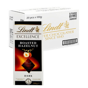 ليندت شوكولاتة داكنة بالبندق المحمص