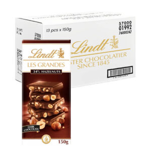 ليندت 34٪ شوكولاتة داكنة بالبندق