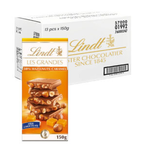 ليندت 38٪ شوكولاتة بالبندق والكراميل