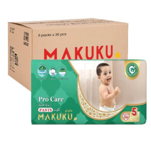 حفاضات كلوت برو كير مقاس XL-5 ماكوكو