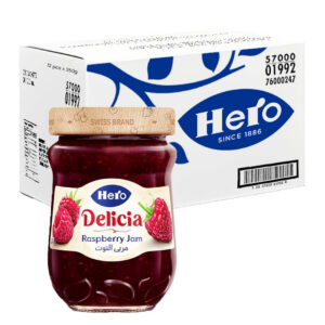Raspberry Preserve Jam Hero 12pcsx350g