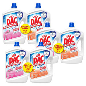 Dac Disinfectant Rose + Floral Twin 2.9L 3 pcs x (2x2.9L)
