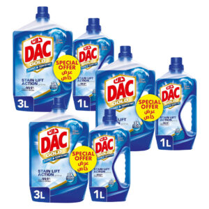 Dac Gold Disinfectant Multi-Purpose Cleaner Ocean Breeze 3L+1L 3 pcs x 3L + 1L