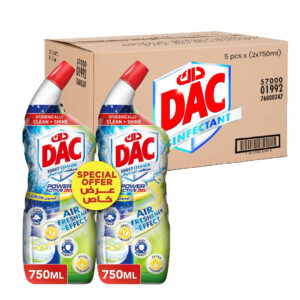 Dac Toilet Cleaner Lemonette Power Twin 5 pcs x (2x750ml)