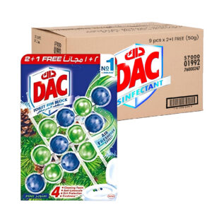 Dac Toilet Rim Block Pine 9 pcs x 2+1 FREE (50g)