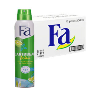 Fa Deodorant Spray Caribbean Lemon 200ml 12 pcs x 200ml