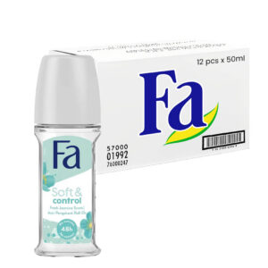 Fa Soft & Control Jasmine Roll On 12 pcs x 50ml