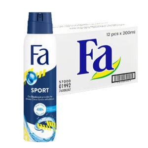 Fa Sport Deodorant Spray for Men 200ml 12 pcs x 200ml