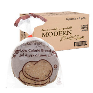 Modern Bakery Flat Low Calorie Whole Meal Bread 6 packs x 4 pcs
