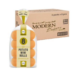 Modern Bakery Soft Bueno Mini Potato Rolls 6 packs x 8 pcs