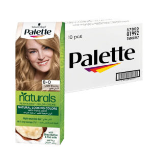 باليت صبغة دائمة ناتشورال 8-0 أشقر فاتح