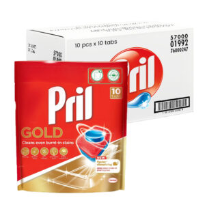 Pril Gold Faster Dissolving Dishwashing Tabs 10's 10 pcs x 10 tabs