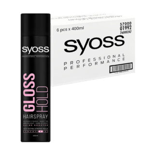 Syoss Gloss Hold Hair Spray 6 pcs x 400ml