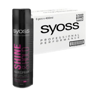 سايوس بخاخ شعر تثبيت لامع مع مشط