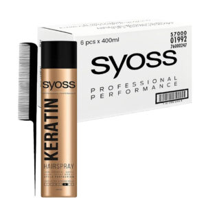 سايوس بخاخ شعر كيراتين تثبيت قوي جداً مع مشط