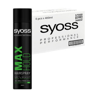 Syoss Max Hold Hair Spray 6 pcs x 400ml