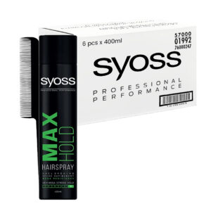 سايوس بخاخ شعر تثبيت قوي مع مشط