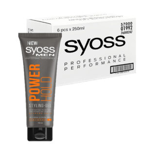 Syoss Power Hold Men Styling Gel 6 pcs x 250ml