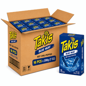 Takis Blue Heat Hot Chili Pepper  7oz