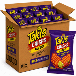 Takis Crisps  Fuego Hot Chili Pepper & Lime 5.5oz