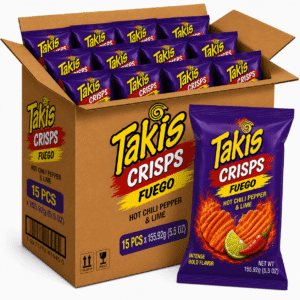 Takis  Crisps  Fuego Hot Chili Pepper & Lime 5.5oz