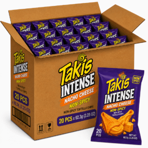 Takis Intense Nacho Cheese Non-Spicy Tortilla Chips  3.25oz
