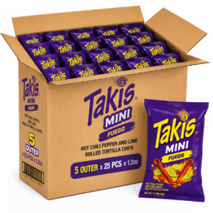 Takis Mini Fuego Hot Chili Pepper And Lime Rolled Tortilla Chips