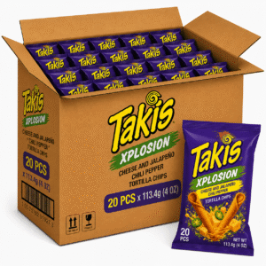 Takis Xplosion Cheese And Jalapeno Chili Pepper Tortilla Chips