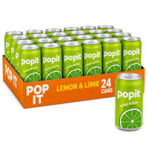 POP IT Lemon & Lime Soda Zero Sugar, Zero Calorie