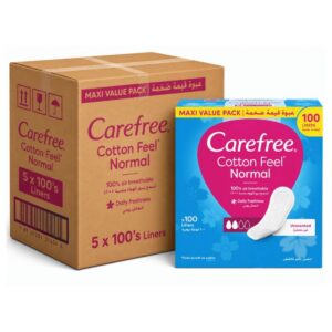 Carefree Cotton Feel Perfume-Free Panty Liners