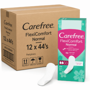 Carefree Panty Liners Flexi Comfort Normal Unscented 44's