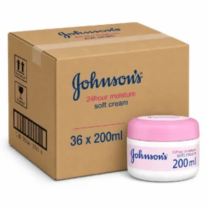 Johnson's 24 Hour Moisture Face & Body Soft Cream 200ml
