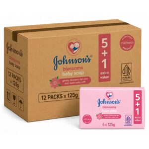 Johnson's Baby Soap Blossoms Pink 5+1