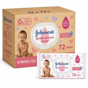 Johnson's Baby Wipes Gentle All Over 72's