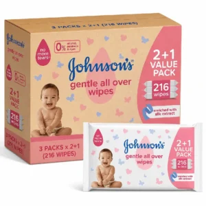 Johnson's Baby Wipes Gentle All Over 2+1 packs