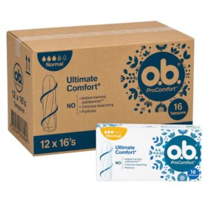 OB ProComfort Normal Tampons 16's