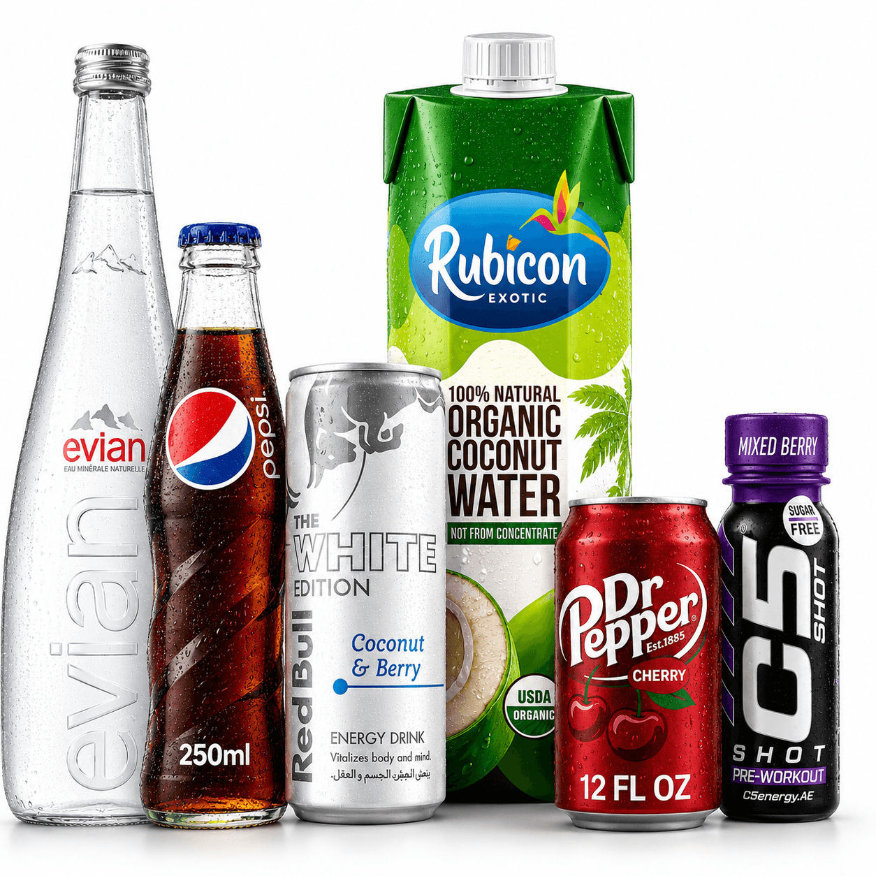 Water, Beverages & Juices