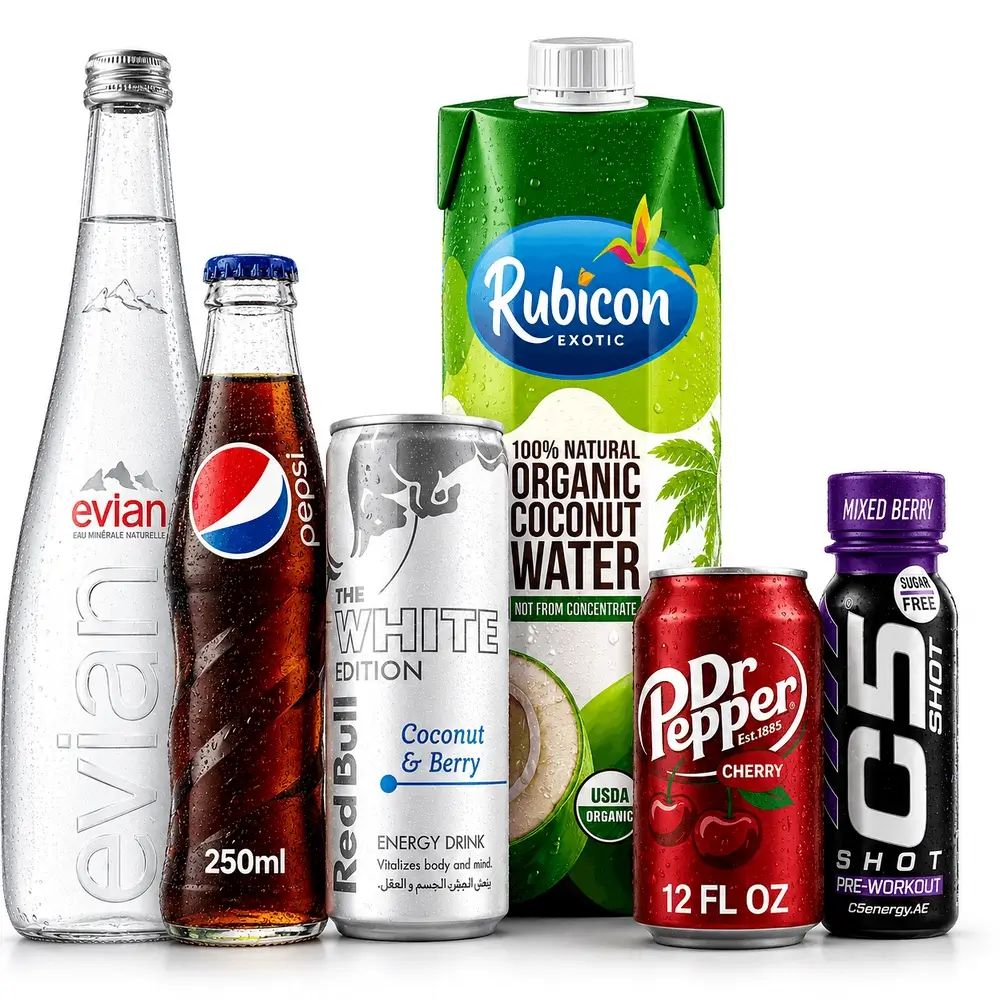 Water, Beverages & Juices